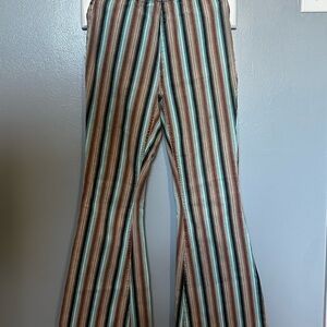 Striped Flare Pants